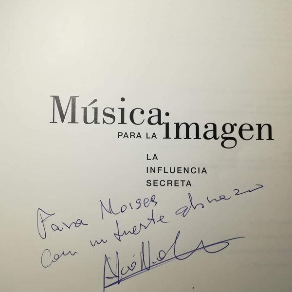 Dedicatoria del compositor José Nieto