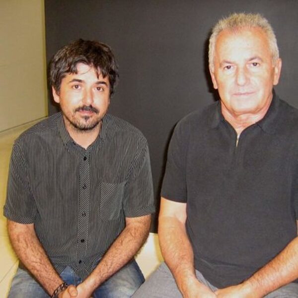 Con el músico Victor Manuel en el Documental "21X12"