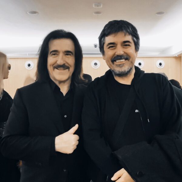 With the Orchestra Conductor Luis Cobos. 