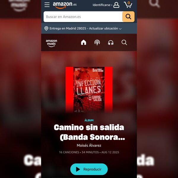 BSO Camino sin salida en Amazon Music