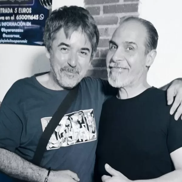 Con el cómico Miky McPhantom 